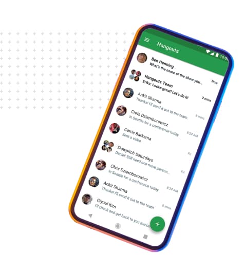 Hangouts tracker for Android